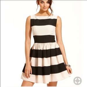 B. Darlin Black/Beige Dress